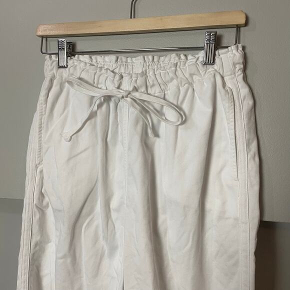 Xirena Draper Pants in White Oysterette SZ MEDIUM Cotton Pull-On Pants EUC - Picture 6 of 13